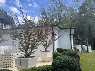 Black Gutter Installation