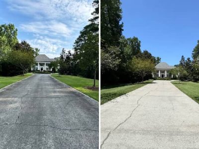 Driveway Pressure Washing